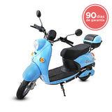 Motocicleta Eléctrica Kiwo E-Bike ZT color Azul Cielo