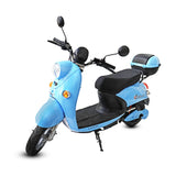 Motocicleta Eléctrica Kiwo E-Bike ZT color Azul Cielo