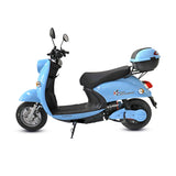 Motocicleta Eléctrica Kiwo E-Bike ZT color Azul Cielo