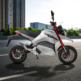 Motocicleta Eléctrica E-Bike ZQ color Plata