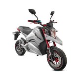 Motocicleta Eléctrica E-Bike ZQ color Plata
