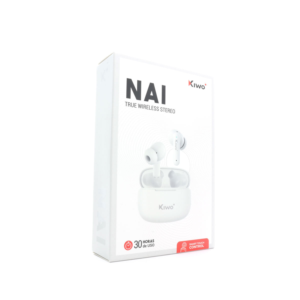 Audífonos Inalámbricos True Wireless Nai color Blanco, Kiwo