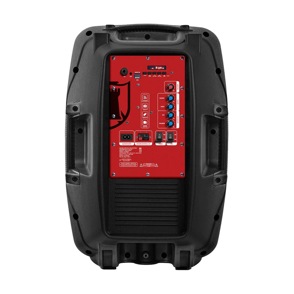 Bafle Recargable Kaiser 15 Pulgadas con Micrófono y Tripié KSE-1015MX