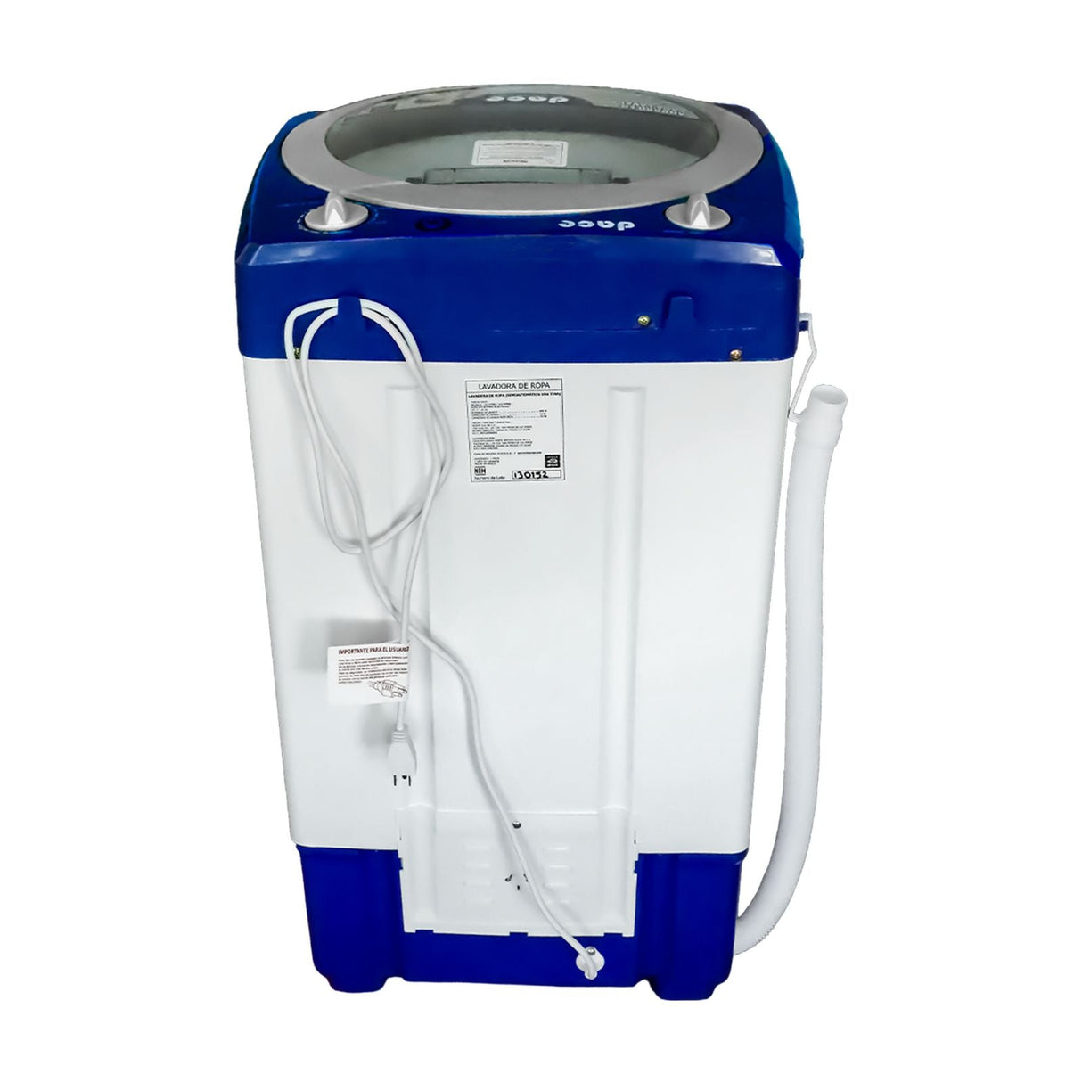 Lavadora Compacta Dace 12 Kilos Blanca LA121PPBA