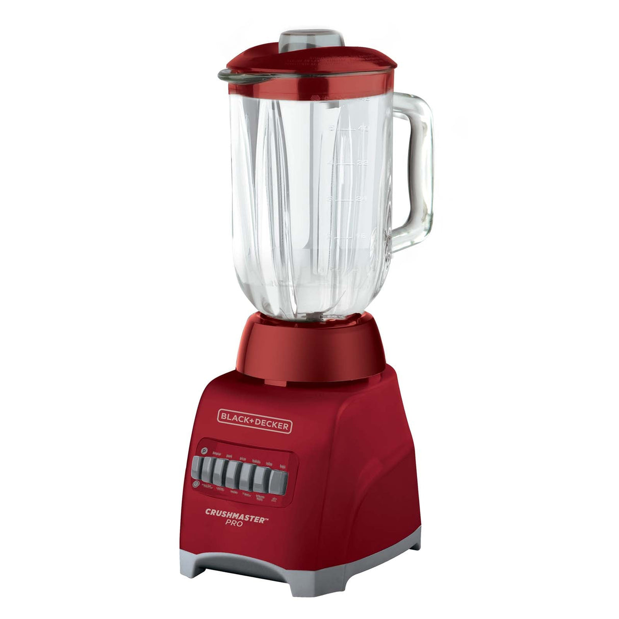 Licuadora Black+Decker Vaso de Vidrio 1.25 Litros BL1000-ROJO