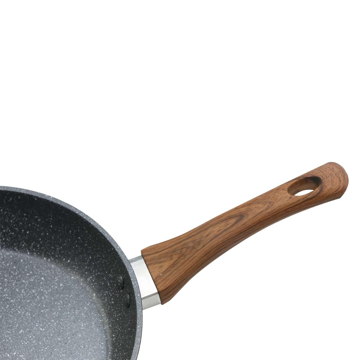 Sartén MasterChef Granite+ 24 Centímetros Gris MA-PAN-24GW