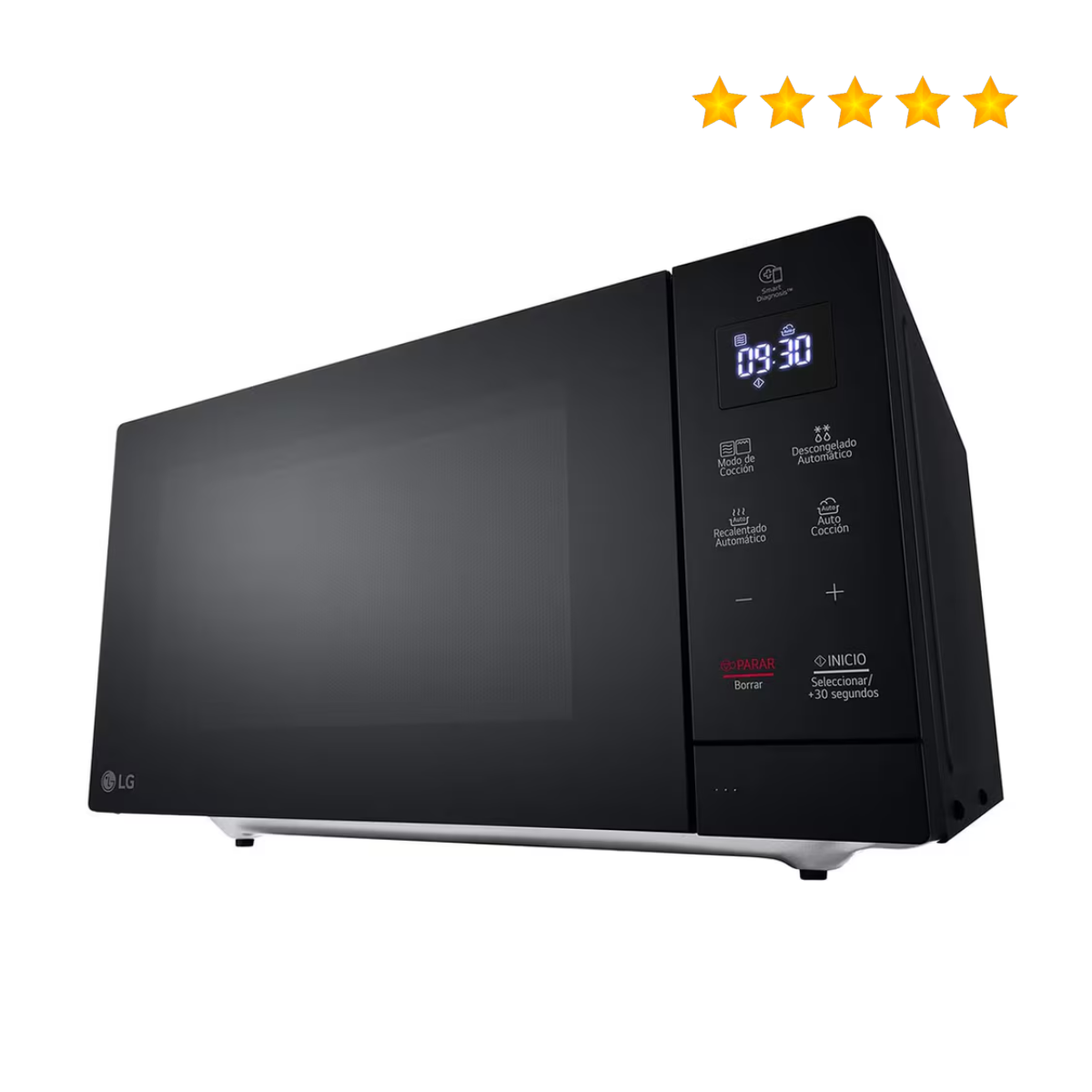 Horno De Microondas LG MH7032JAS 1.1 Pies Grill Negro*