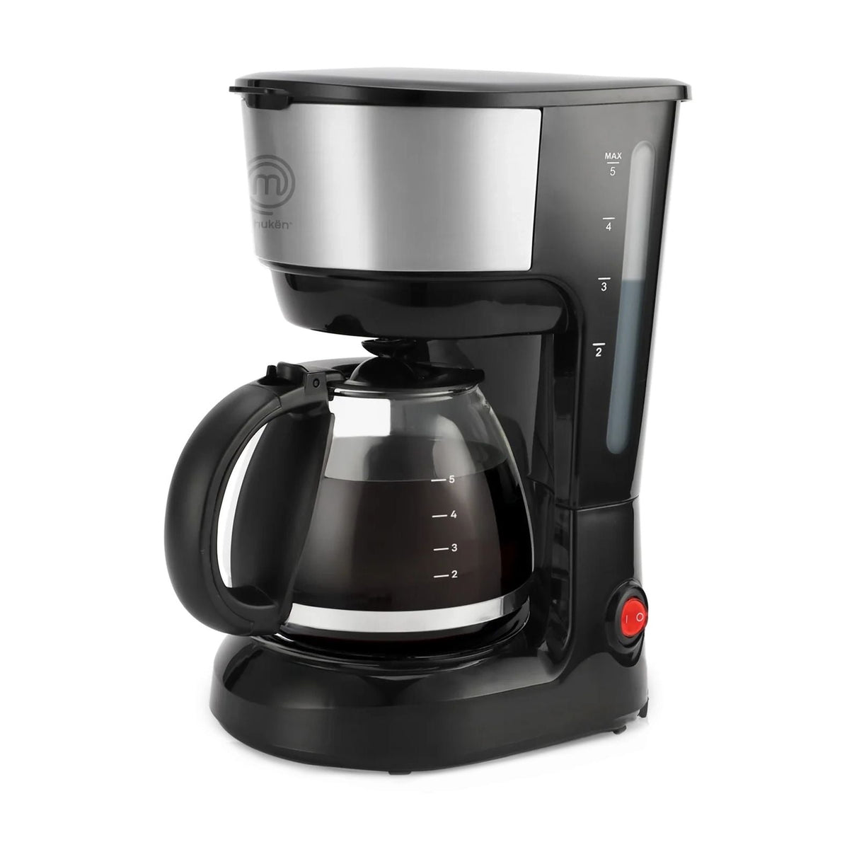 Cafetera MasterChef Easy Brew 5 Tazas Negra MK-DCM-50F