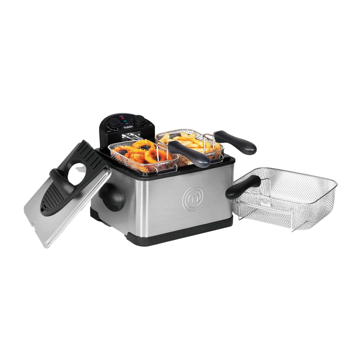 Freidora de Aceite MasterChef 4 Litros Gris MK-DF-4SSV2