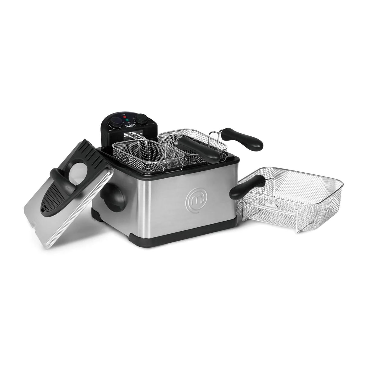 Freidora de Aceite MasterChef 4 Litros Gris MK-DF-4SSV2