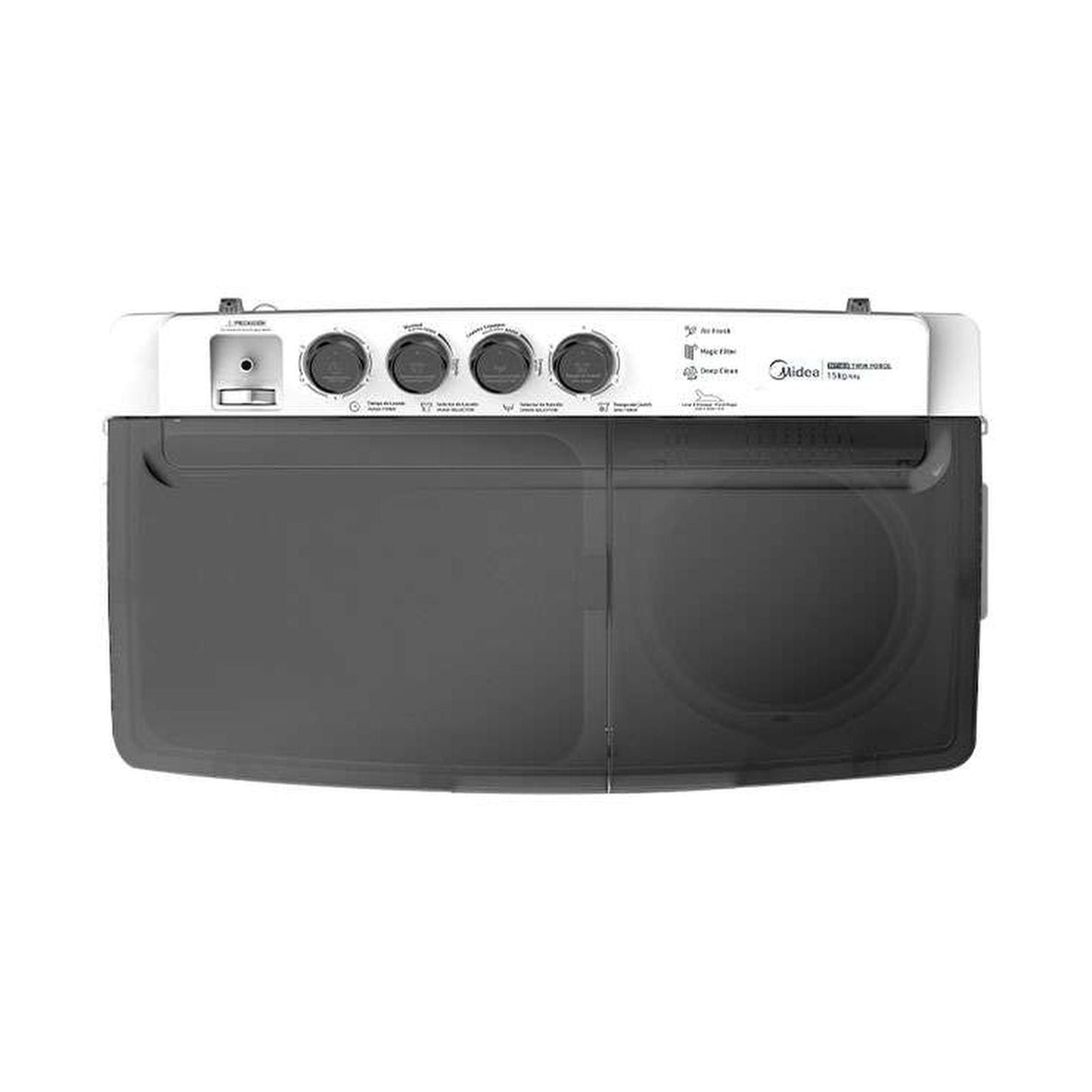 Lavadora Midea 15 Kilos Doble Tina Blanco MT100W150W