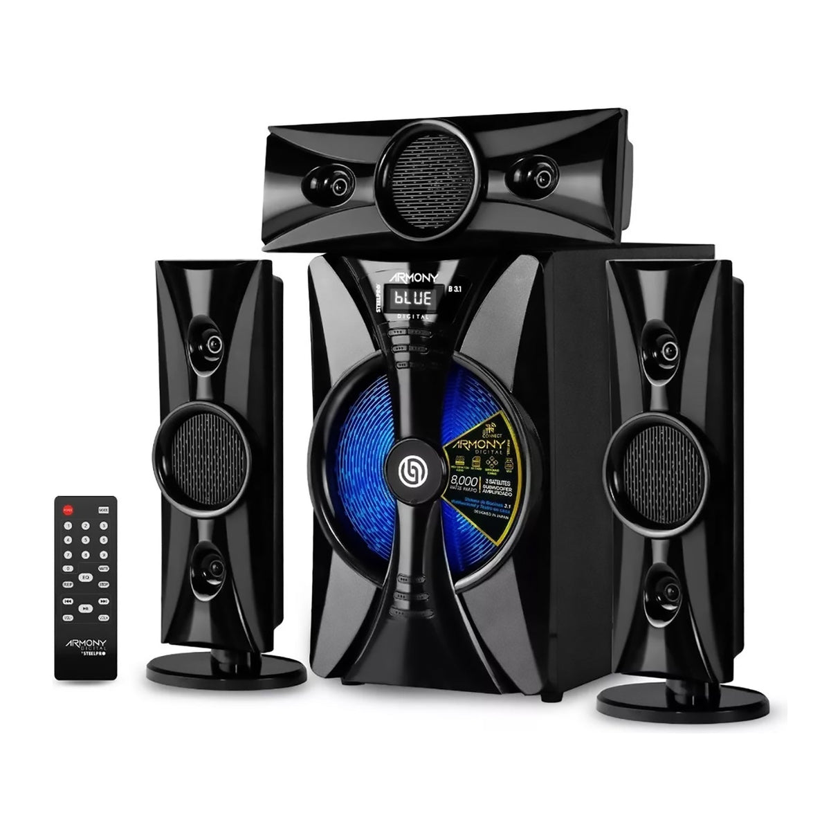 Minicomponente Home Theater Steelpro ARMONY-B3.1