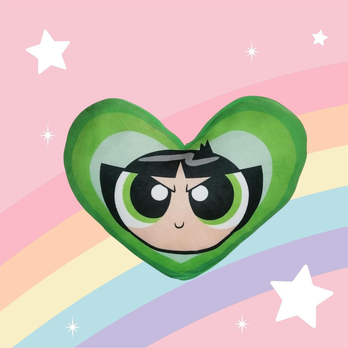 Cojín Decorado Corazón de Bellota, color Verde