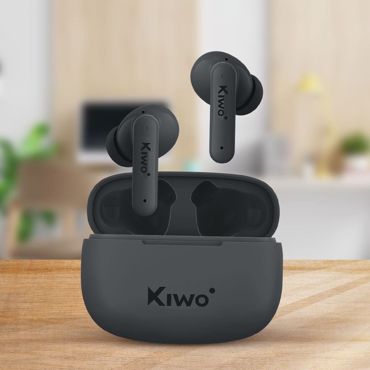 Audífonos Inalámbricos True Wireless Nai color Negro, Kiwo