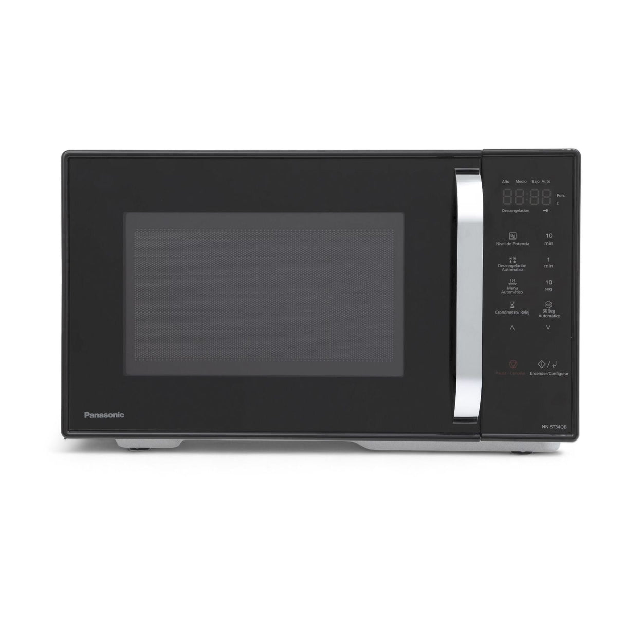 Horno de Microondas Panasonic 0.9 Pies Cúbicos Negro NN-ST34QBRPH