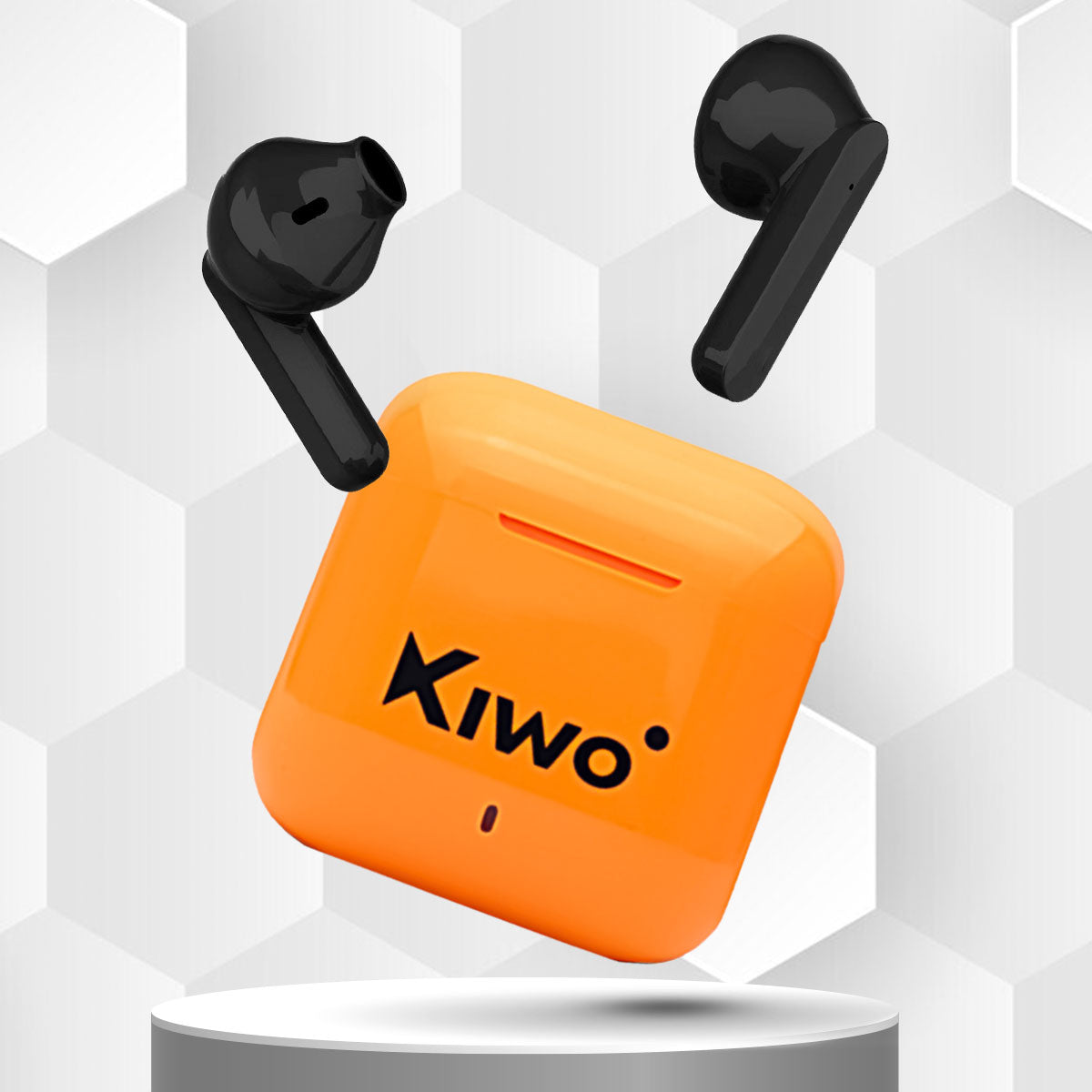 Audífonos Inalámbricos True Wireless Pek color Naranja, Kiwo