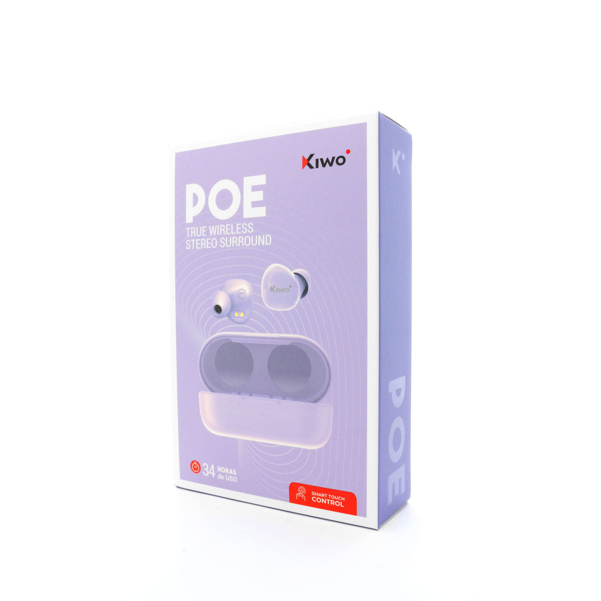 Audífonos Inalámbricos True Wireless Poe color Lila, Kiwo