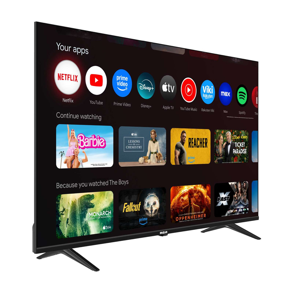 Televisión Pantalla 50 Pulgadas RCA Google TV 4K UHD R50M-U4G