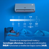Aire Acondicionado Mini Split 12,000BTU 1T 110-127V Solo Frio