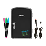 Mini Refrigerador Iceman 4 Litros Puerta Pizarrón Negro RJ48-BLACK-DE-4