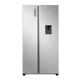 Refrigerador 18 Pies Cúbicos Hisense Side by Side Gris RS19N6WCX