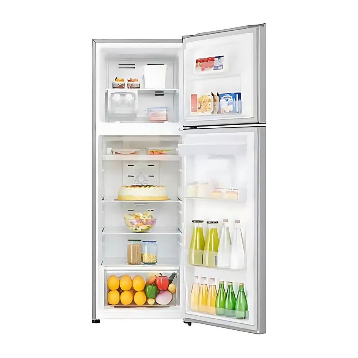 Refrigerador Hisense 11 Pies Cúbicos Gris RT11N6WCX