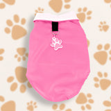 Chaleco para Perro con Huellita Colgante color Rosa