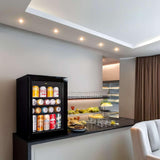 Frigobar Shtark 2.4 Pies Cúbicos con Puerta de Vidrio SHTBC01