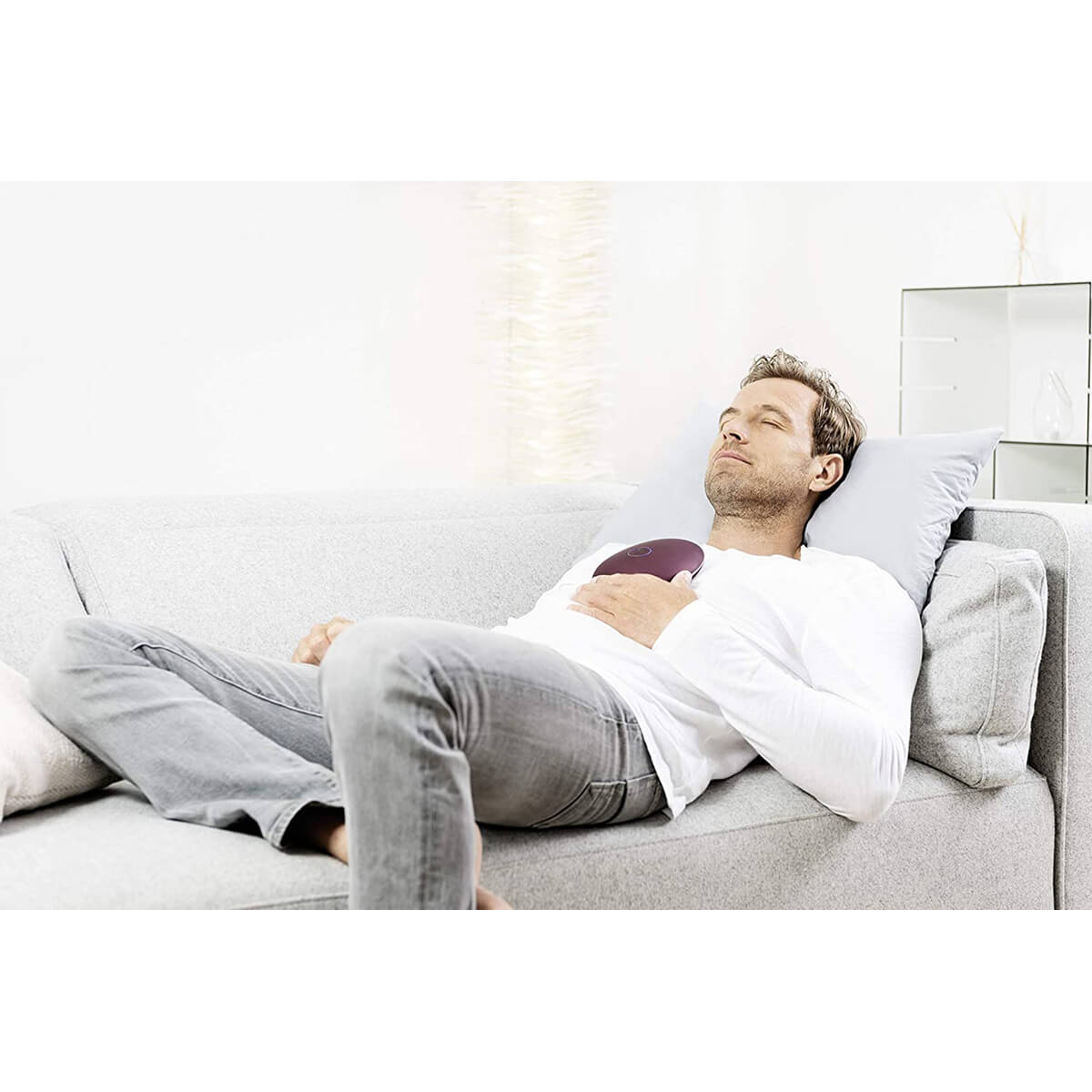 Entrenador Respiratorio y Masajeador Recargable para Liberarte de las Tensiones Diarias / ST100 Marca beurer