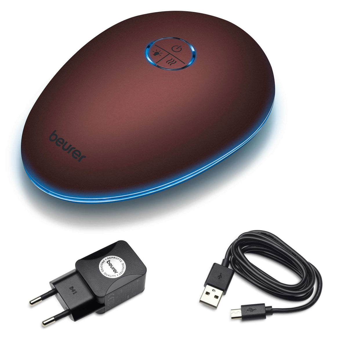 Entrenador Respiratorio y Masajeador Recargable para Liberarte de las Tensiones Diarias / ST100 Marca beurer