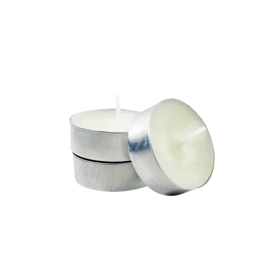 Set de 3 Velas Tea Light color Blanco