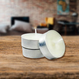 Set de 3 Velas Tea Light color Blanco