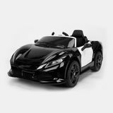 Carrito Ferrari Eléctrico color Negro para Niños