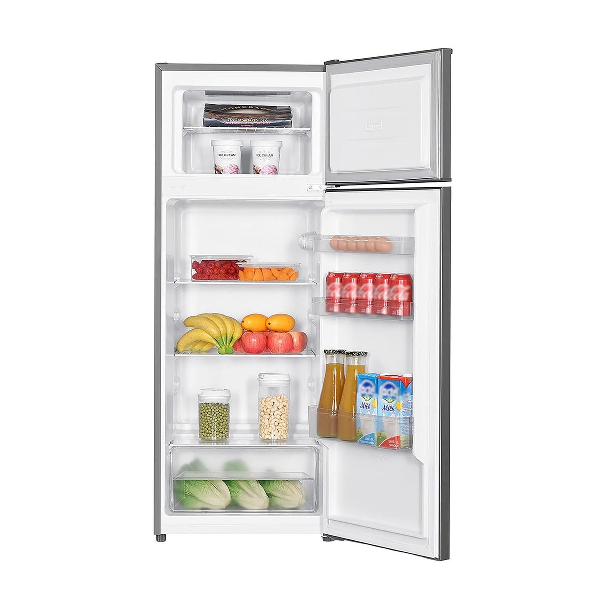 Refrigerador TCL 7 Pies Cúbicos Top Mount Gris TDD7S
