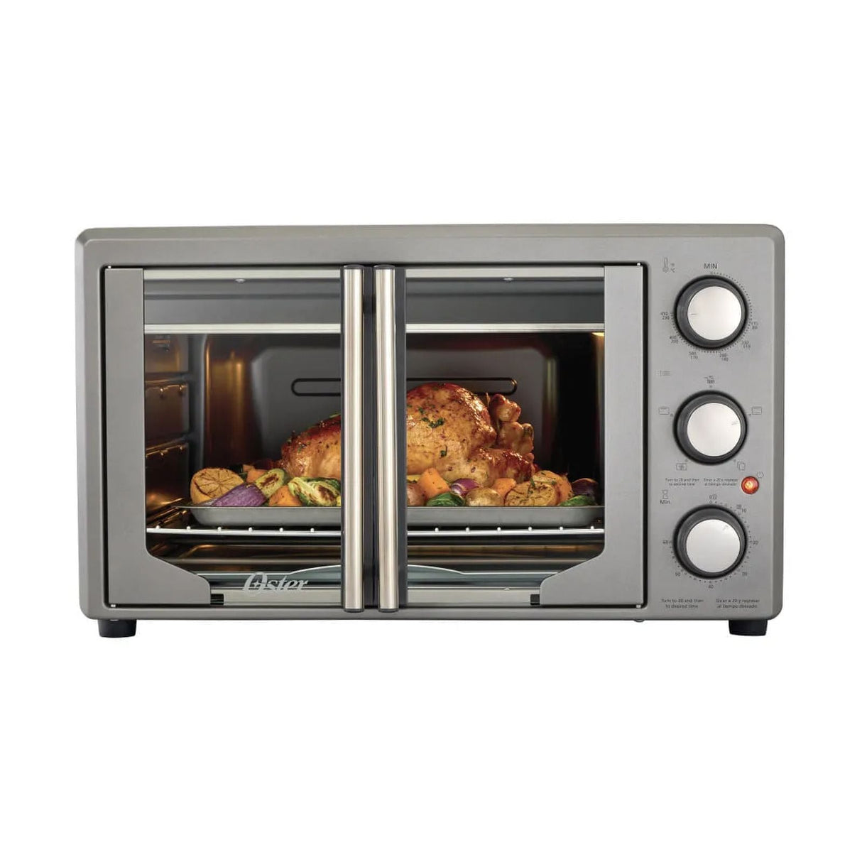 Horno Eléctrico con Freidora de Aire Oster 42 Litros Gris TSSTTV42FDMAF