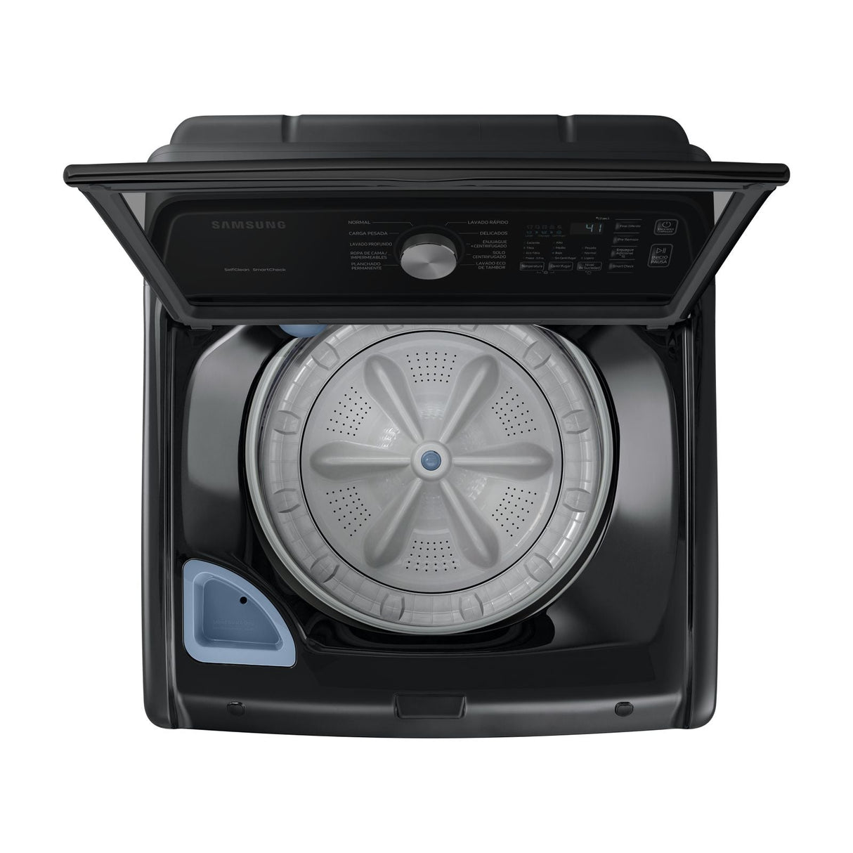 Lavadora Samsung Digital Inverter 21 Kilos Carga Superior Negra WA21B3554GV