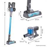 Aspiradora Inalámbrica Westinghouse Azul 180W 3 Velocidades