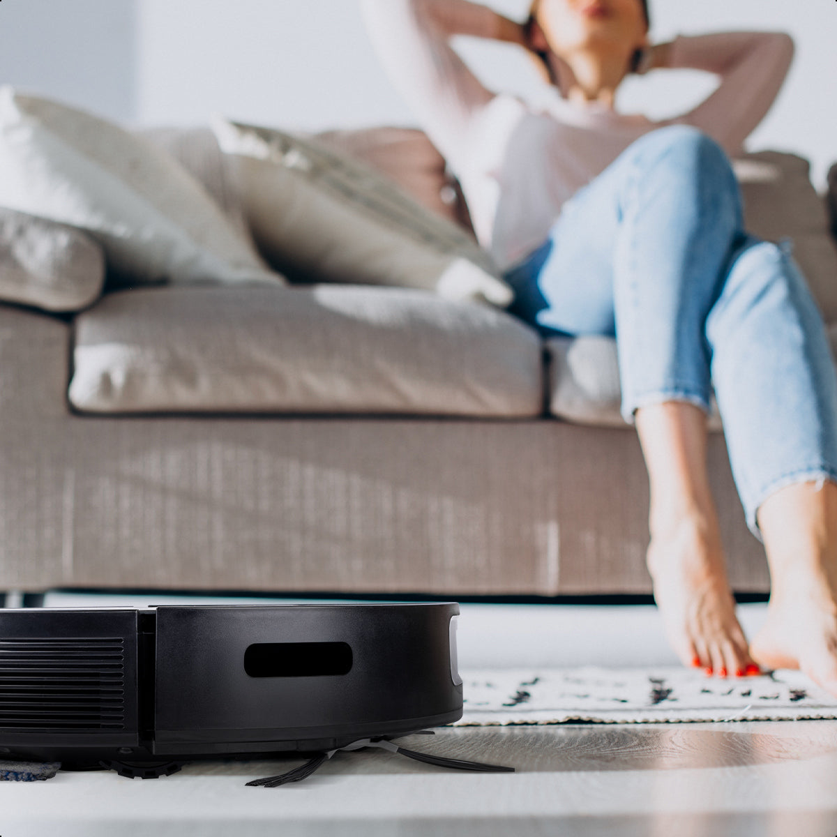 Robot Aspiradora Westinghouse 3 en 1 Aspira Barre Frega PRO