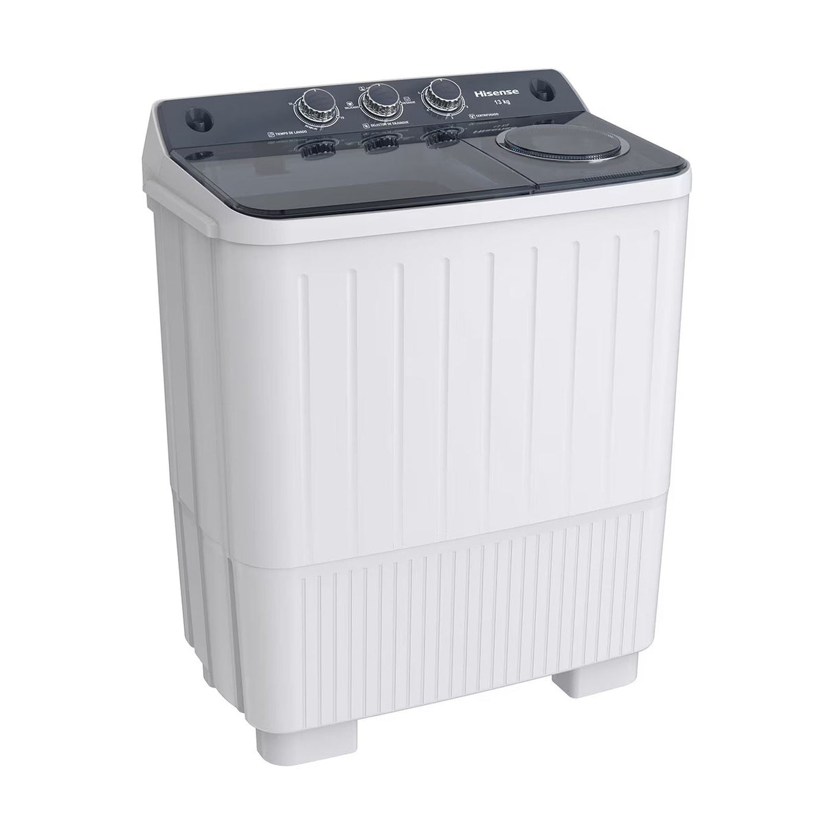 Lavadora Hisense 13 Kilos Doble Tina Blanca WSA1304P