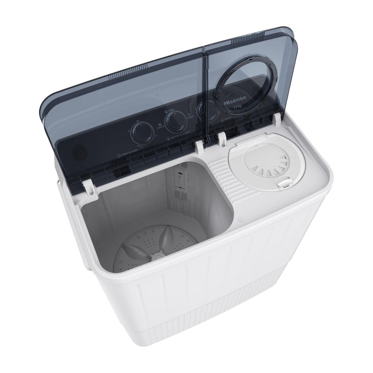Lavadora Hisense 13 Kilos Doble Tina Blanca WSA1304P
