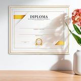 Porta Documento, Color Beige y Blanco