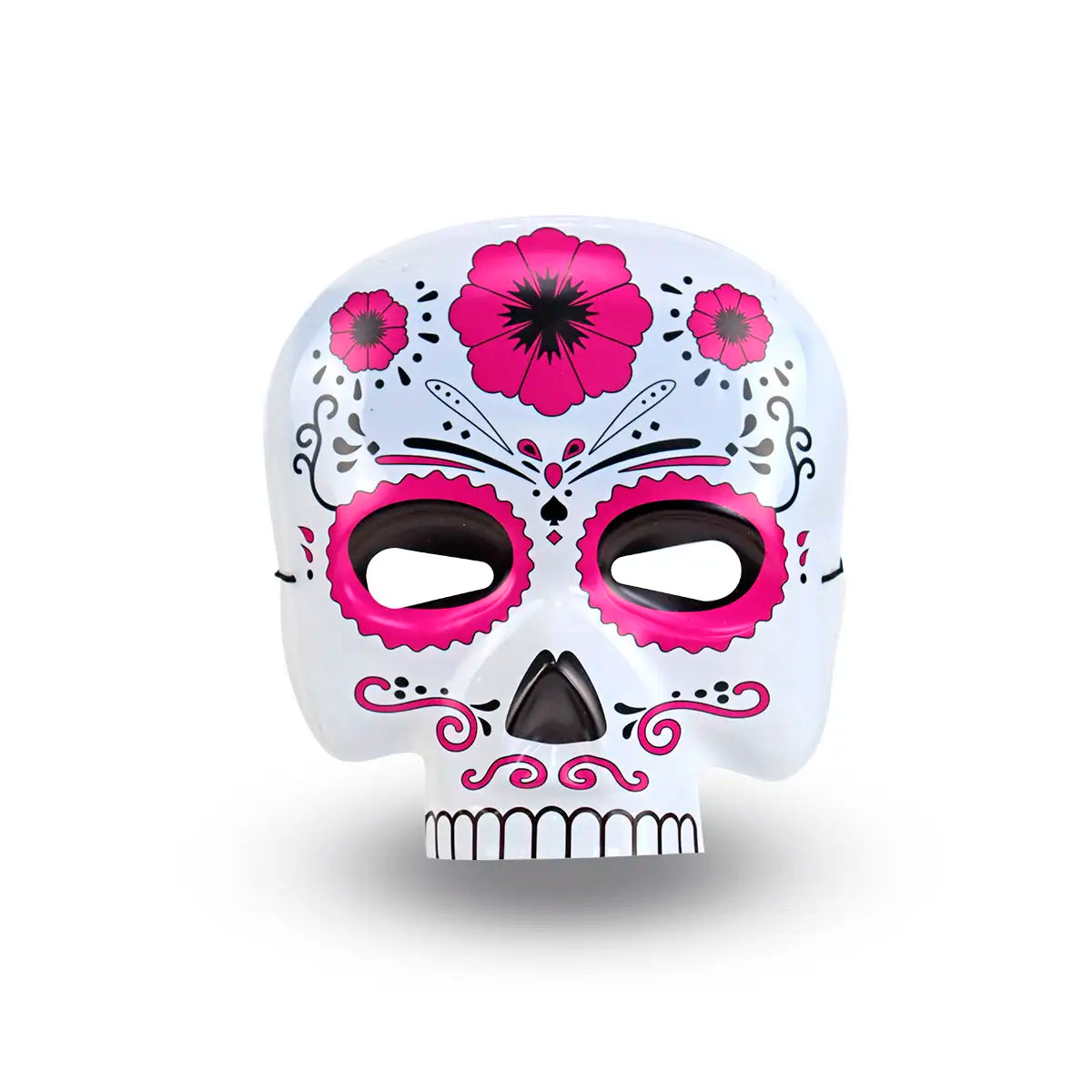 Máscara con Diseño de Calavera, Color Rosa