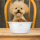 Tazón para Comida, Mascotas, Acero Inoxidable