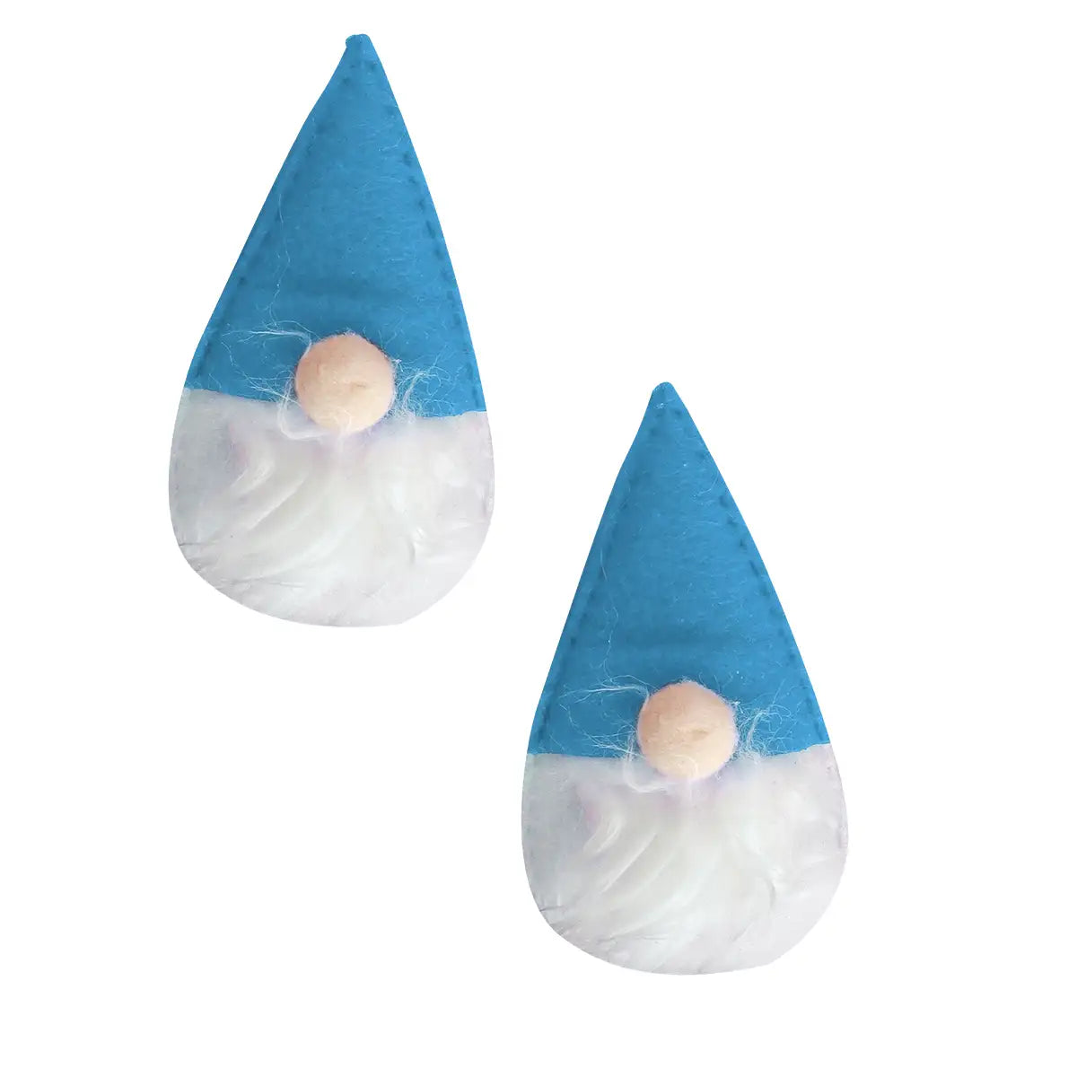 Mini Gnomos Decorativos, Color Azul, 2 pzas