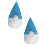 Mini Gnomos Decorativos, Color Azul, 2 pzas
