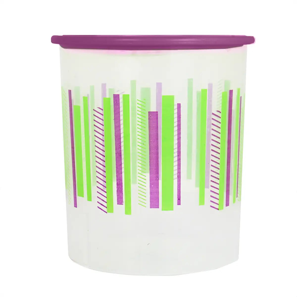 Contenedor Hermético Redondo, Color Vino, 1800 ml