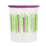 Contenedor Hermético Redondo, Color Vino, 1800 ml