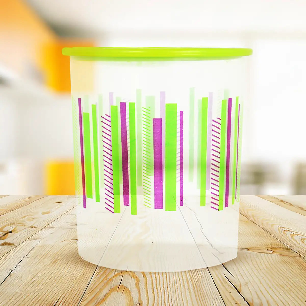 Contenedor Hermético Redondo, Color Verde, 1800 ml
