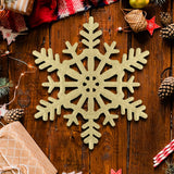 Copo de Nieve Jumbo con Glitter, Color Oro