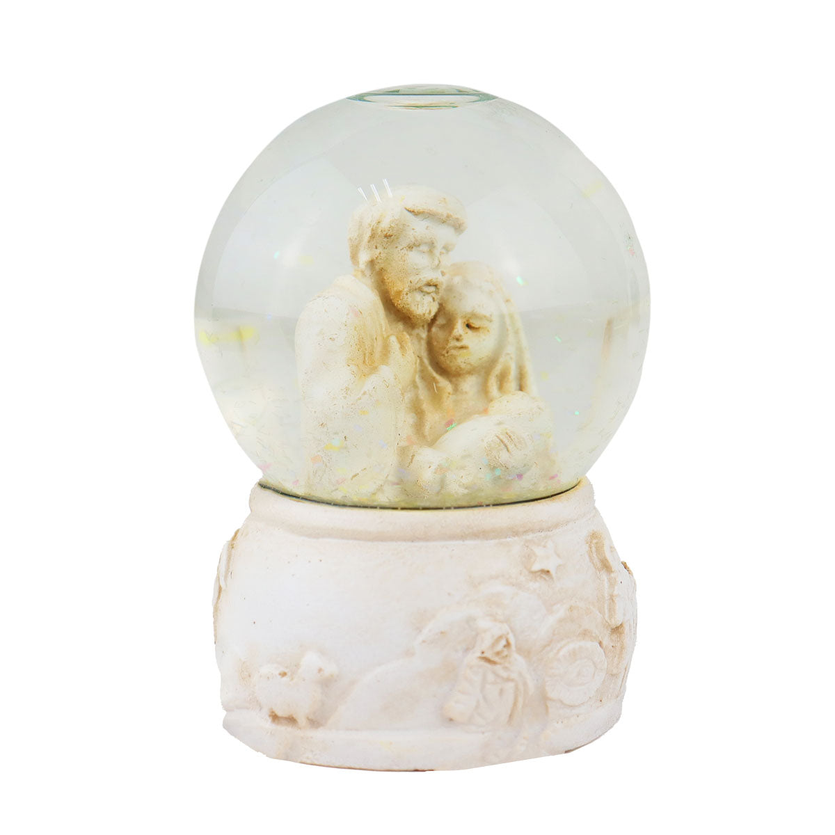 Bola de Nieve de Cerámica, María y José, 8 cm